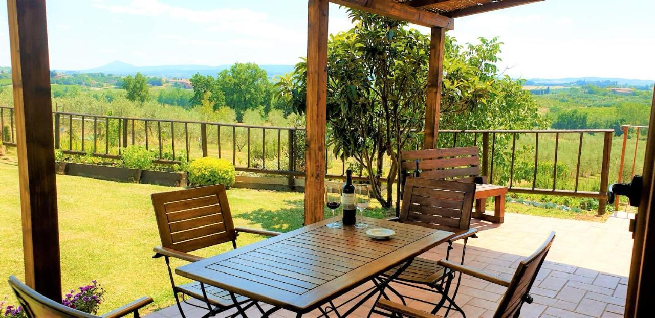 Casina Di Pacina Villa Abbadia di Montepulciano Luaran gambar