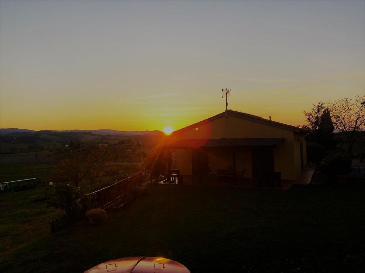 Casina Di Pacina Villa Abbadia di Montepulciano Luaran gambar